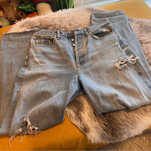 Agolde major distress 90’s denim - Picture 10 of 16